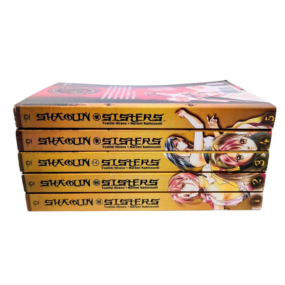 Shaolin Sisters Manga Vol 1-5 Set Complete Series Toshiki Hirano Tokyopop